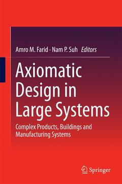 Couverture de l’ouvrage Axiomatic Design in Large Systems