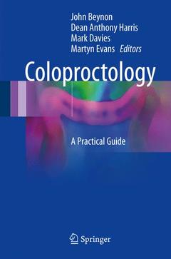 Couverture de l’ouvrage Coloproctology
