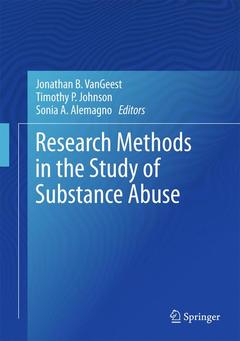 Couverture de l’ouvrage Research Methods in the Study of Substance Abuse