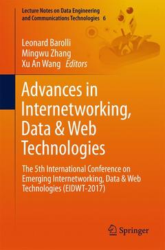 Couverture de l’ouvrage Advances in Internetworking, Data & Web Technologies