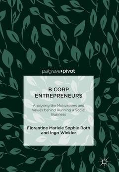 Couverture de l’ouvrage B Corp Entrepreneurs