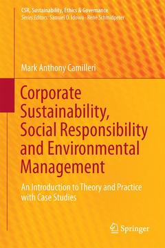 Couverture de l’ouvrage Corporate Sustainability, Social Responsibility and Environmental Management