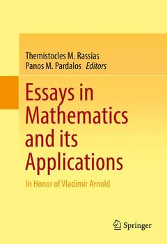 Couverture de l’ouvrage Essays in Mathematics and its Applications