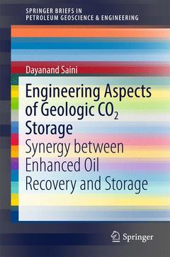 Cover of the book Engineering Aspects of Geologic CO2 Storage