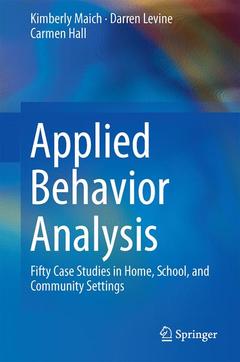 Couverture de l’ouvrage Applied Behavior Analysis