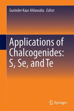 Couverture de l’ouvrage Applications of Chalcogenides: S, Se, and Te
