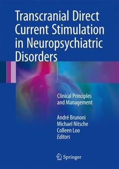 Couverture de l’ouvrage Transcranial Direct Current Stimulation in Neuropsychiatric Disorders
