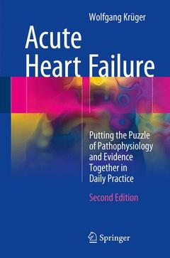 Couverture de l’ouvrage Acute Heart Failure