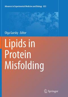 Couverture de l’ouvrage Lipids in Protein Misfolding