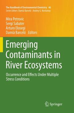 Couverture de l’ouvrage Emerging Contaminants in River Ecosystems