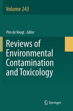 Couverture de l’ouvrage Reviews of Environmental Contamination and Toxicology Volume 243