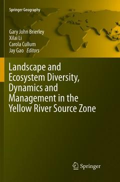 Cover of the book Landscape and Ecosystem Diversity, Dynamics and Management in the Yellow River Source Zone