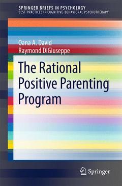 Couverture de l’ouvrage The Rational Positive Parenting Program