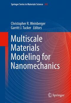 Couverture de l’ouvrage Multiscale Materials Modeling for Nanomechanics