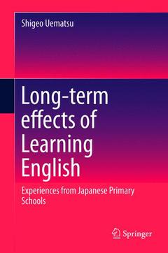Couverture de l’ouvrage Long-term effects of Learning English
