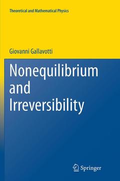 Couverture de l’ouvrage Nonequilibrium and Irreversibility