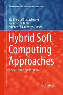 Cover of the book Hybrid Soft Computing Approaches