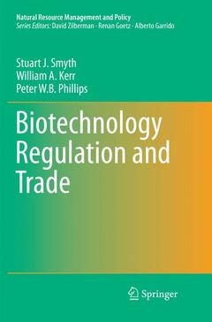 Couverture de l’ouvrage Biotechnology Regulation and Trade