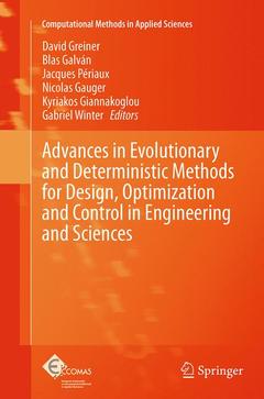 Cover of the book Advances in Evolutionary and Deterministic Methods for Design, Optimization and Control in Engineering and Sciences
