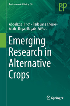 Couverture de l’ouvrage Emerging Research in Alternative Crops