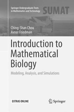 Couverture de l’ouvrage Introduction to Mathematical Biology