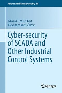 Couverture de l’ouvrage Cyber-security of SCADA and Other Industrial Control Systems