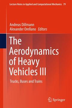 Couverture de l’ouvrage The Aerodynamics of Heavy Vehicles III