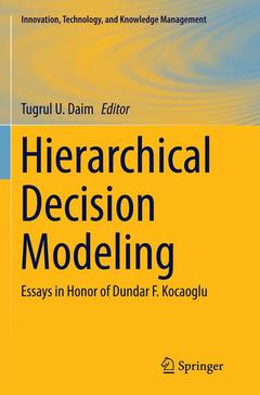 Couverture de l’ouvrage Hierarchical Decision Modeling