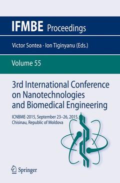 Cover of the book 3rd International Conference on Nanotechnologies and Biomedical Engineering