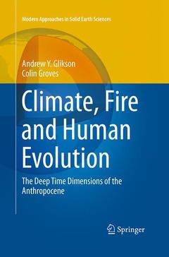 Couverture de l’ouvrage Climate, Fire and Human Evolution