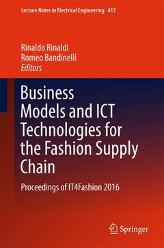 Cover of the book Business Models and ICT Technologies for the Fashion Supply Chain