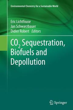 Couverture de l’ouvrage CO2 Sequestration, Biofuels and Depollution