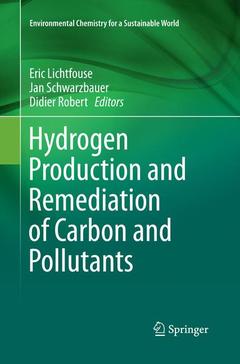 Couverture de l’ouvrage Hydrogen Production and Remediation of Carbon and Pollutants