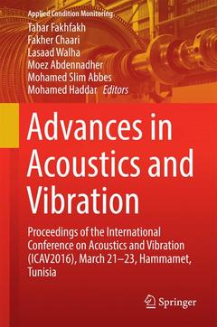 Couverture de l’ouvrage Advances in Acoustics and Vibration