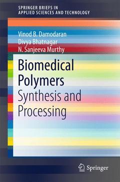 Couverture de l’ouvrage Biomedical Polymers