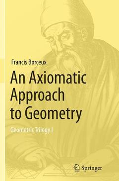 Couverture de l’ouvrage An Axiomatic Approach to Geometry
