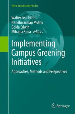Cover of the book Implementing Campus Greening Initiatives