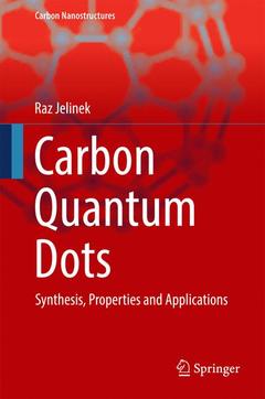 Couverture de l’ouvrage Carbon Quantum Dots