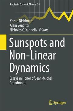Couverture de l’ouvrage Sunspots and Non-Linear Dynamics