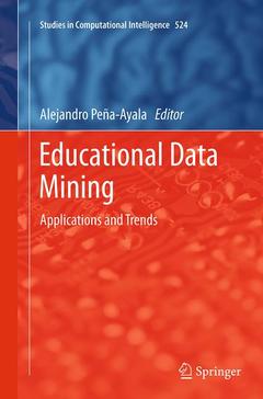 Couverture de l’ouvrage Educational Data Mining