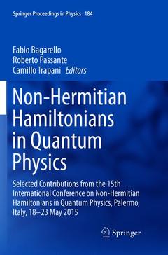 Couverture de l’ouvrage Non-Hermitian Hamiltonians in Quantum Physics