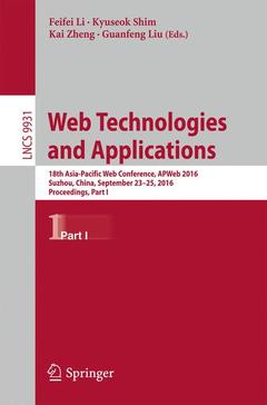 Couverture de l’ouvrage Web Technologies and Applications
