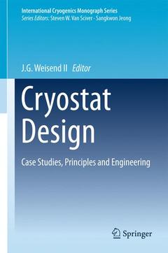 Couverture de l’ouvrage Cryostat Design