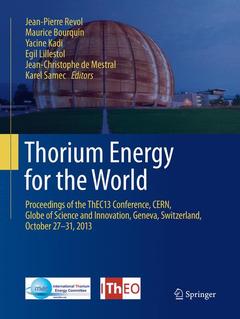Couverture de l’ouvrage Thorium Energy for the World