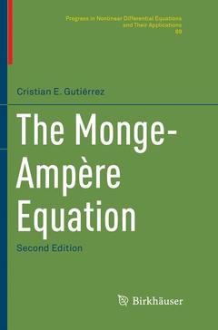 Couverture de l’ouvrage The Monge-Ampère Equation