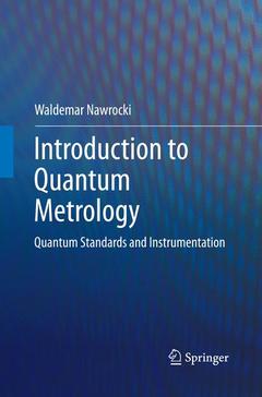 Couverture de l’ouvrage Introduction to Quantum Metrology