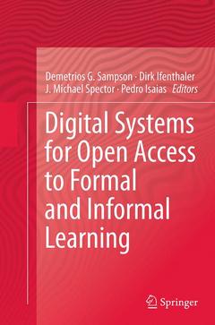 Couverture de l’ouvrage Digital Systems for Open Access to Formal and Informal Learning