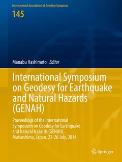 Couverture de l’ouvrage International Symposium on Geodesy for Earthquake and Natural Hazards (GENAH)