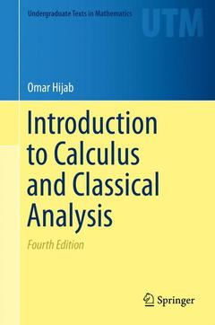 Cover of the book Introduction to Calculus and Classical Analysis