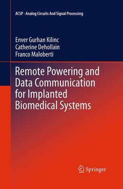 Couverture de l’ouvrage Remote Powering and Data Communication for Implanted Biomedical Systems